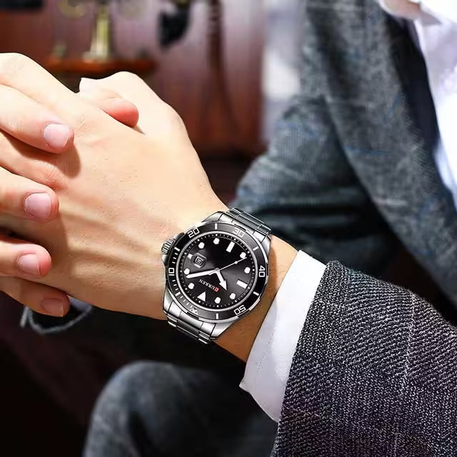 Montre CURREN pour homme en acier inoxydable étanche (CU8388)