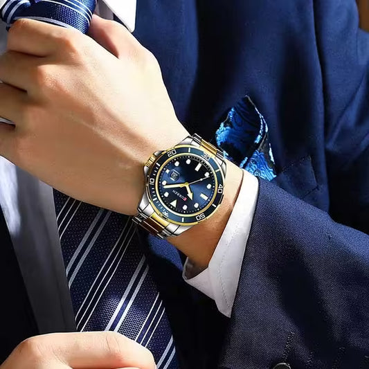 CURREN Men Stainless Steel Waterproof Watch (CU8388)