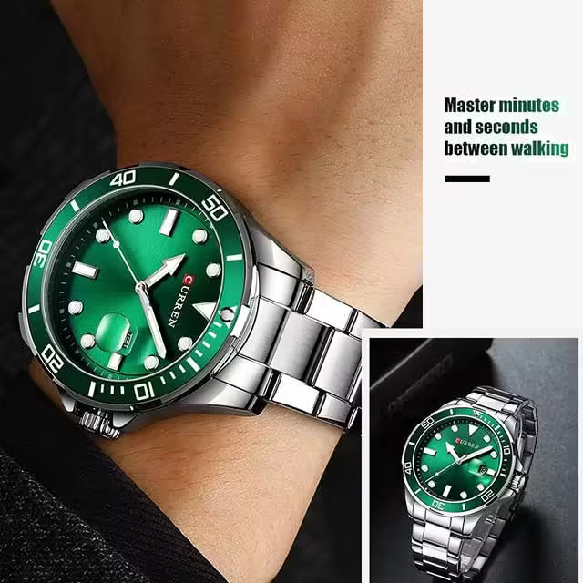 Montre CURREN pour homme en acier inoxydable étanche (CU8388)