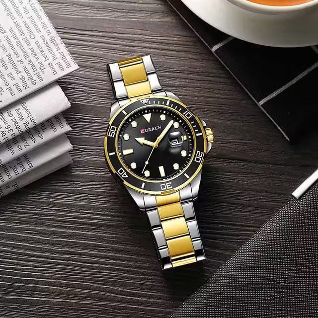 Montre CURREN pour homme en acier inoxydable étanche (CU8388)