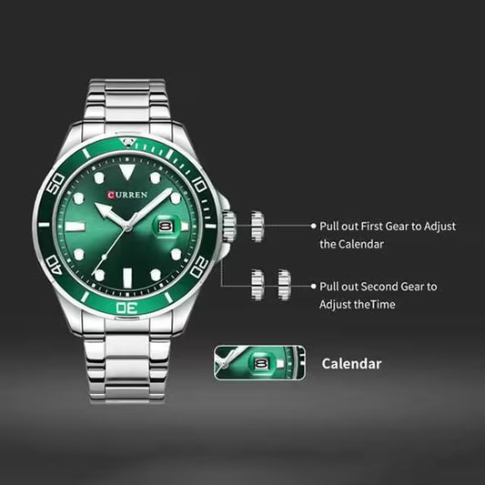 CURREN Men Stainless Steel Waterproof Watch (CU8388)