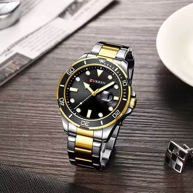 Montre CURREN pour homme en acier inoxydable étanche (CU8388)