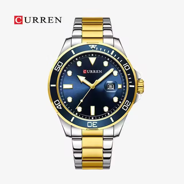 Montre CURREN pour homme en acier inoxydable étanche (CU8388)