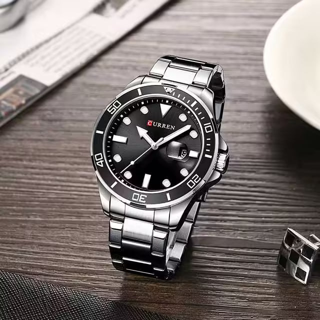 Montre CURREN pour homme en acier inoxydable étanche (CU8388)