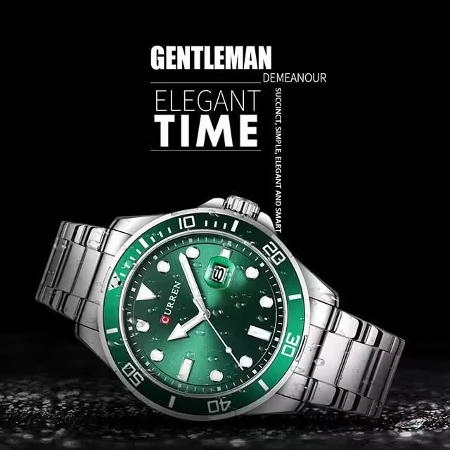 Montre CURREN pour homme en acier inoxydable étanche (CU8388)