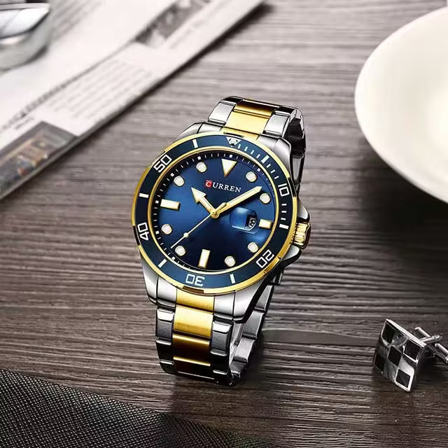 Montre CURREN pour homme en acier inoxydable étanche (CU8388)