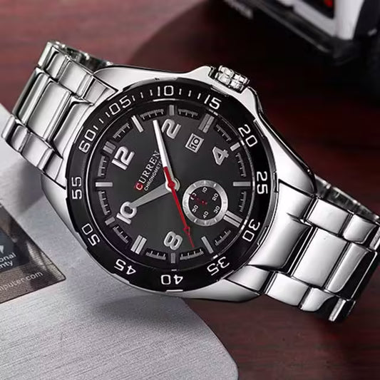 ساعة CURREN للرجال من الفولاذ المقاوم للصدأ (CU8113)