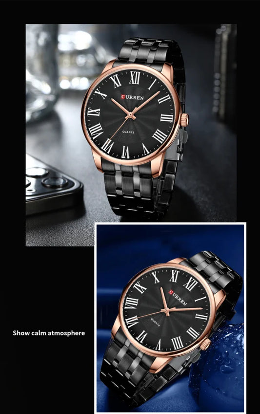 curren roman dial new classical watch 8422 gallery img 1