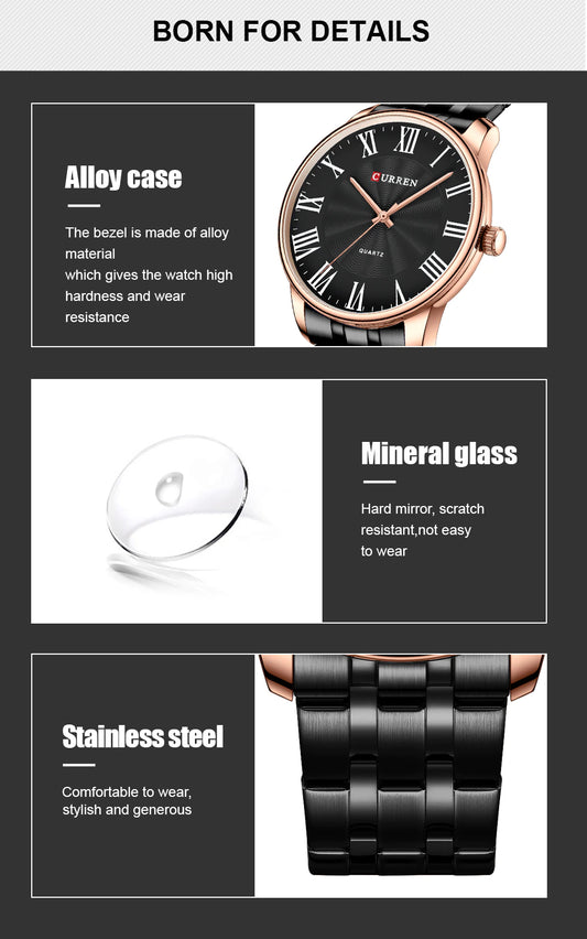 curren roman dial new classical watch 8422 gallery img 18