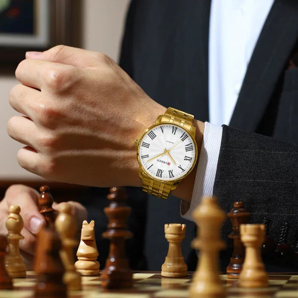 curren roman dial new classical watch 8422 gallery img 6