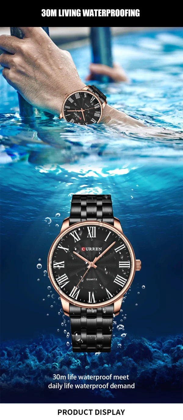 curren roman dial new classical watch 8422 gallery img 9