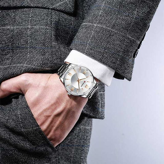 curren roman numbers stainless steel men watch cu8383 gallery img 11