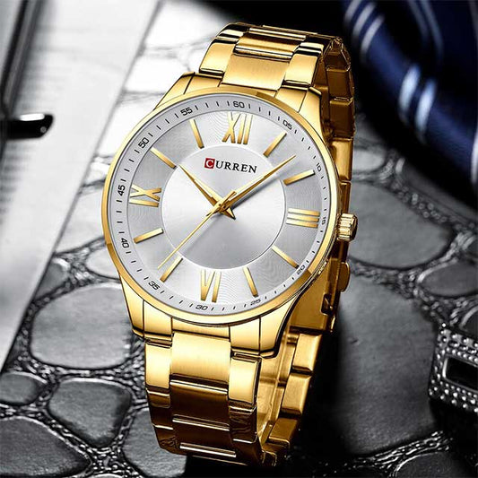 curren roman numbers stainless steel men watch cu8383 gallery img 15