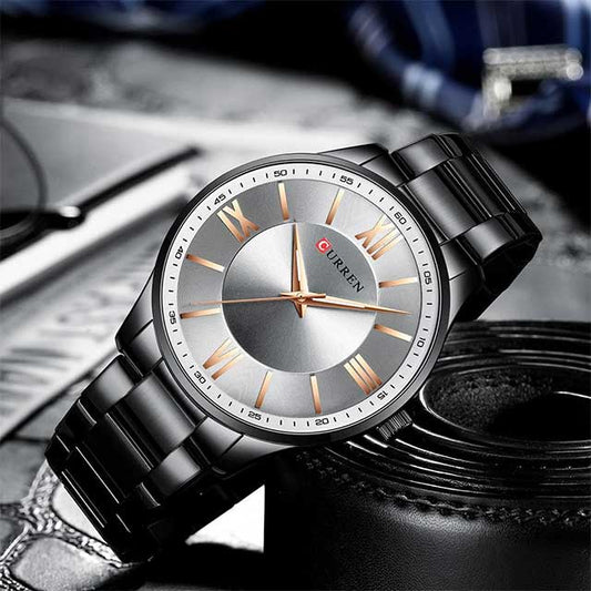 curren roman numbers stainless steel men watch cu8383 gallery img 17