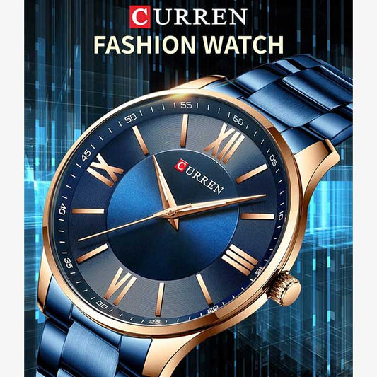 curren roman numbers stainless steel men watch cu8383 gallery img 20