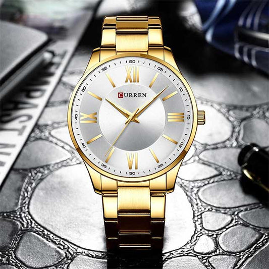 curren roman numbers stainless steel men watch cu8383 gallery img 27