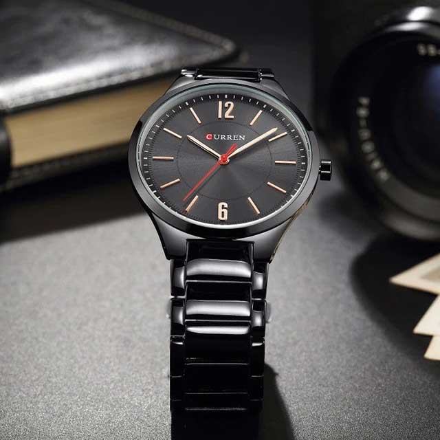 curren unisex stainless steel medium dial watch cu8280 gallery img 2