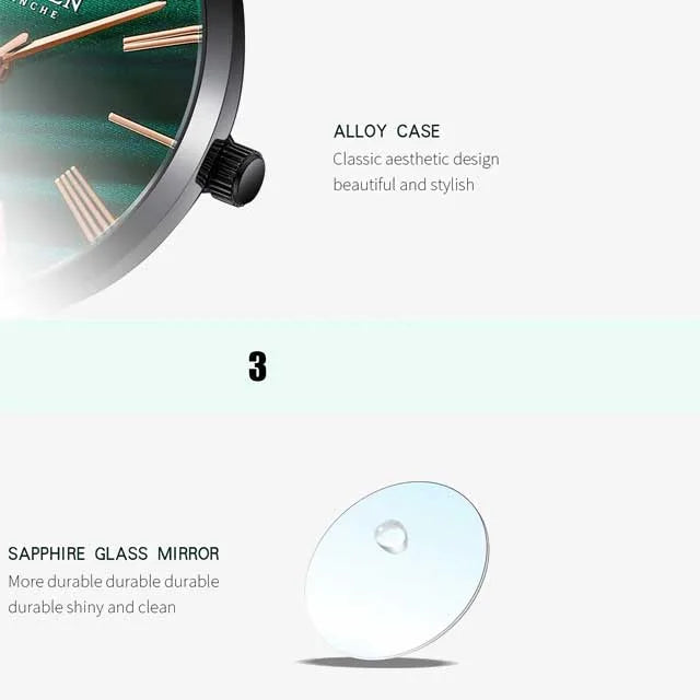 curren women blanche leather mesh steel strap cu9076 gallery img 10 jpg