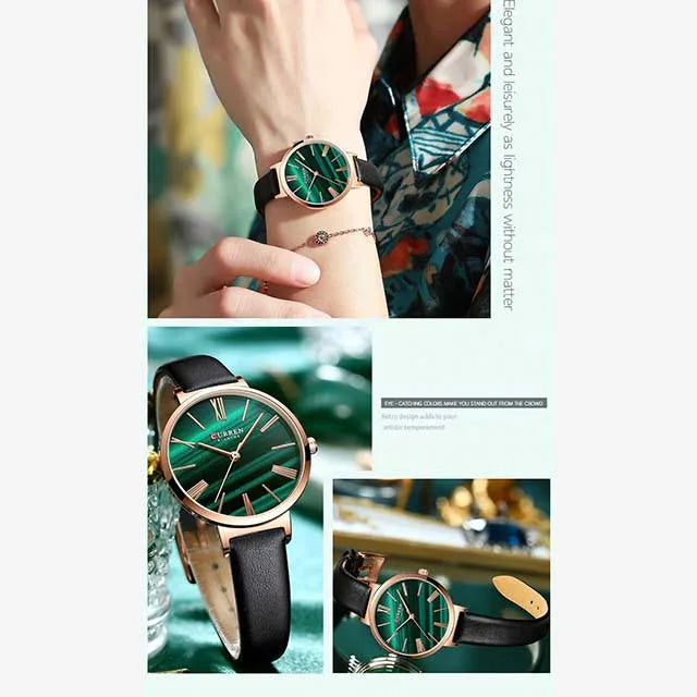 curren women blanche leather mesh steel strap cu9076 gallery img 16 jpg