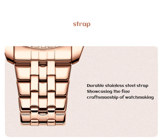 ساعة CURREN النسائية المصنوعة من الفولاذ المقاوم للصدأ (9086)