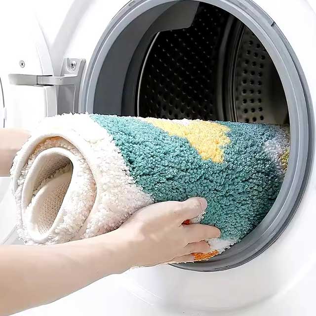 1pc 40x60cm Cute Flower Bathroom Rug – Machine Washable, Extra Soft Absorbent Non-Slip Bath Mat for Bathroom Floor