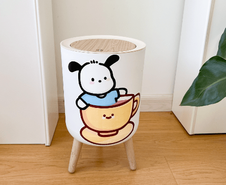 Cute Pacha Household Trash Can