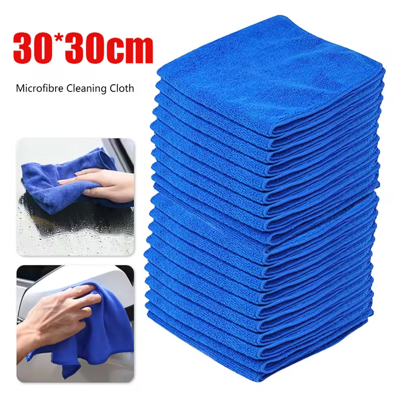 Serviettes en microfibre, chiffons de séchage pour le lavage auto, chiffons de nettoyage ménager et d'entretien automobile, chiffons de polissage, outils de nettoyage pour la maison 