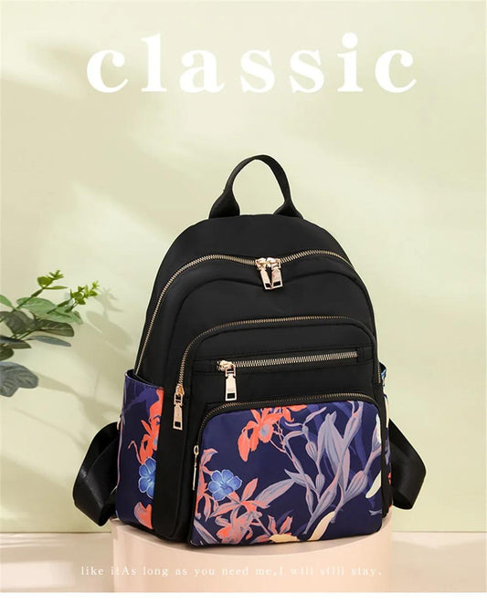 Sac à dos pour femme avec motif imprimé (EGB137)