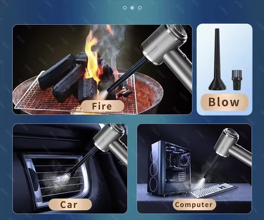 Powerful 5500PA Car Vacuum Cleaner - Wireless & Portable Home Appliance Mini Vacuum for Deep Cleaning