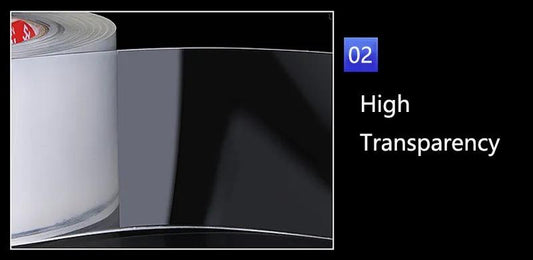 2-Meters Double Sided Transparent Tape Strong & Durable