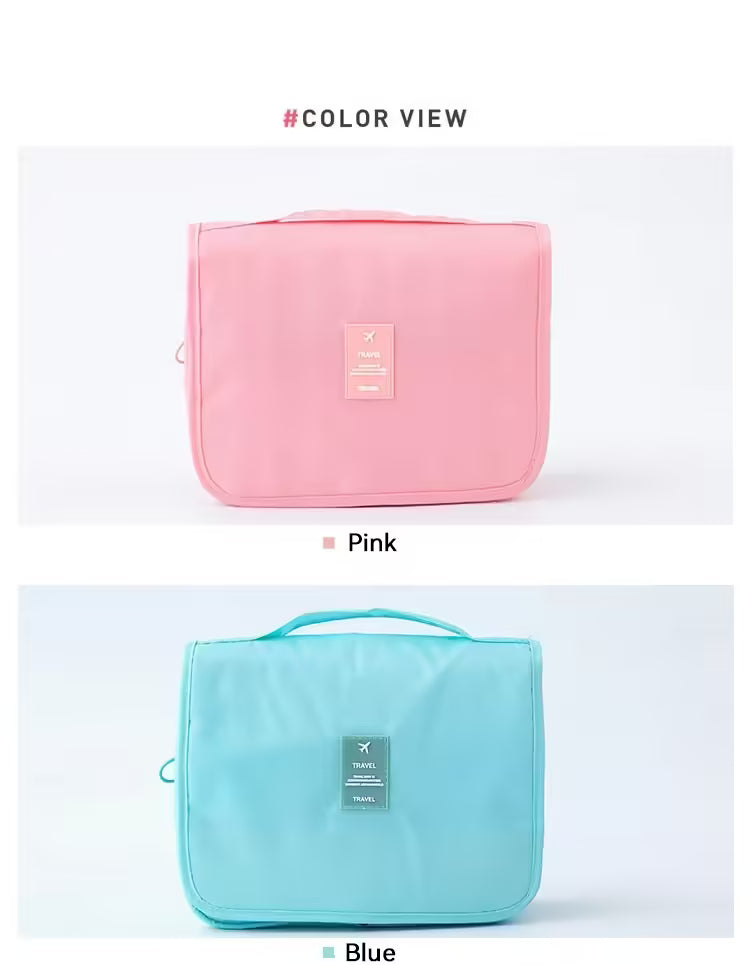 حقيبة تخزين واسعة ومقاومة للماء للرجال والنساء - حل متعدد الوظائف لتخزين أدوات النظافة أثناء السفر