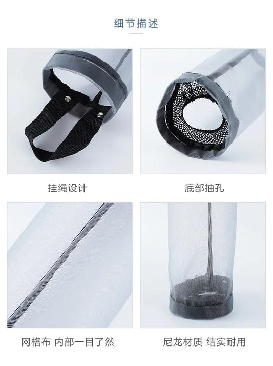 حقيبة تخزين أكياس القمامة المثبتة في جميع أنحاء المطبخ