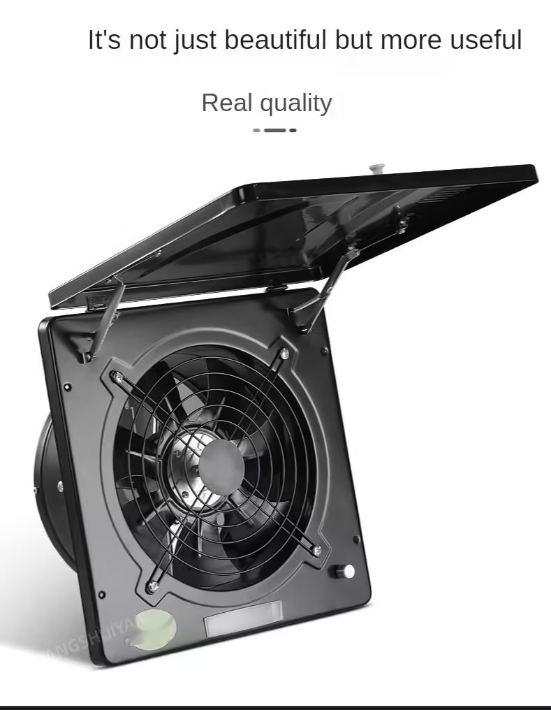 10-Inch High-Speed Exhaust Fan | Kitchen Wall & Window Ventilator | Industrial Metal Pipe Extractor for Efficient Air Circulation