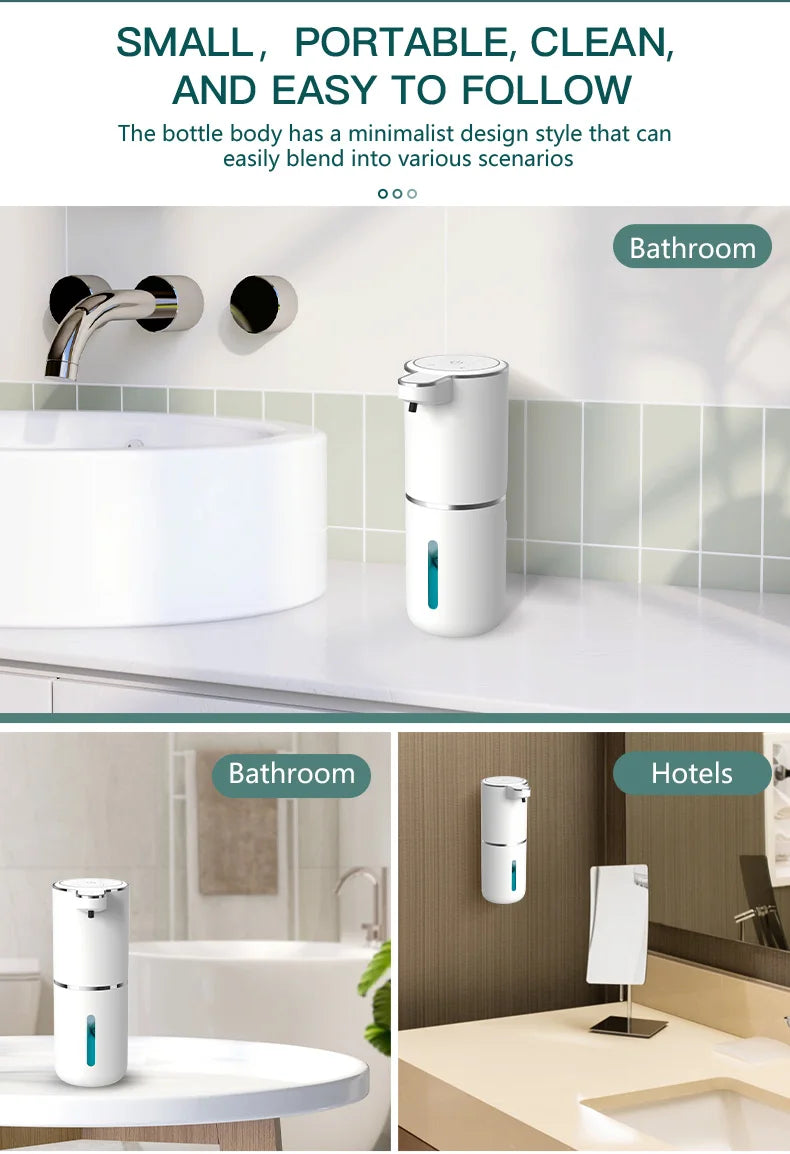 P11 Automatic Induction Soap Dispenser Smart Electric Foam Dispenser for Hands-Free Operation, Mobile Phone Design