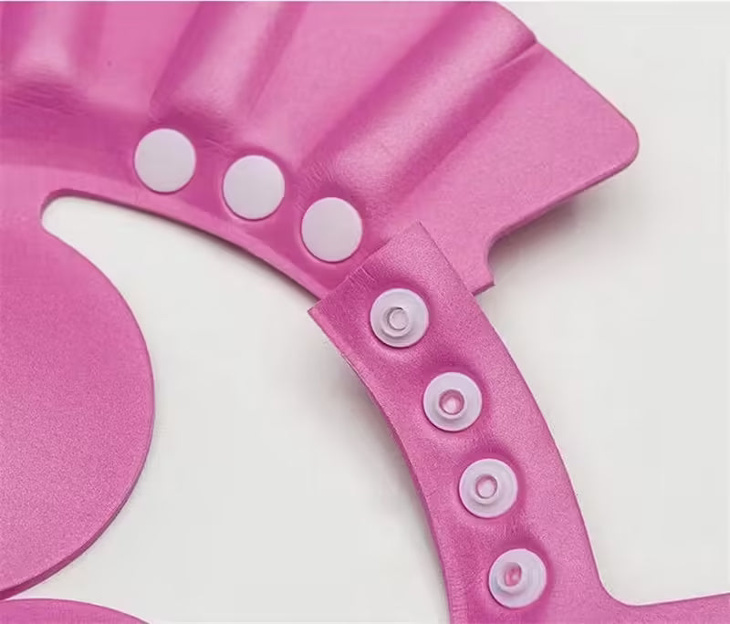 Safe Baby Shampoo Shower Bath Cap Soft Hair Wash Shield for Babies & Kids | Adjustable Bathing Protection Hat for Toddlers