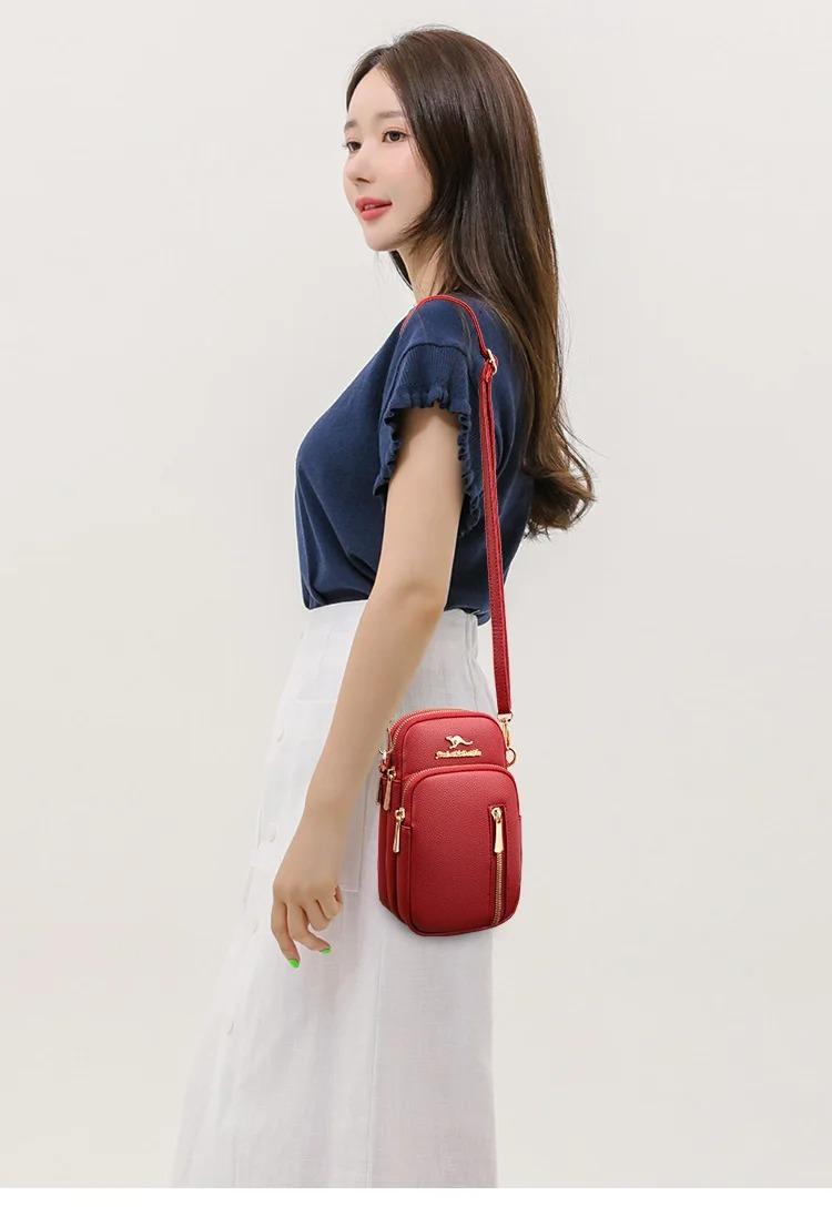 Sac à main de luxe pour femme, petit format, avec poche pour téléphone portable (EGB188)