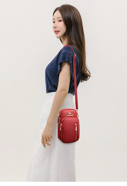 Sac à main de luxe pour femme, petit format, avec poche pour téléphone portable (EGB188)