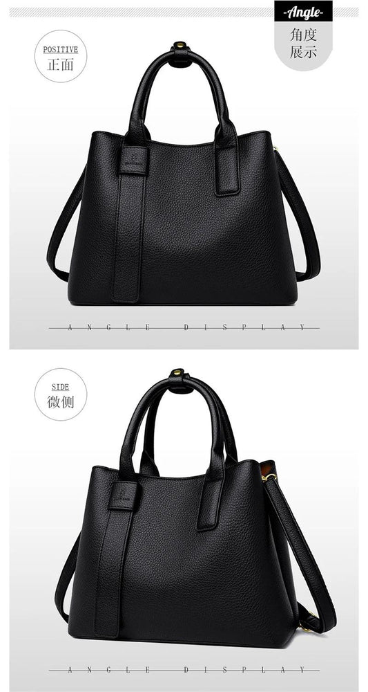 Women's Classic Black Shoulder Bag (EGB229)