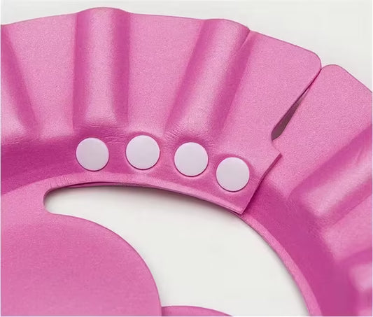 Safe Baby Shampoo Shower Bath Cap Soft Hair Wash Shield for Babies & Kids | Adjustable Bathing Protection Hat for Toddlers