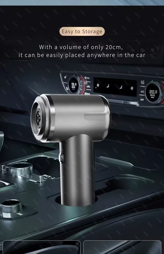 Powerful 5500PA Car Vacuum Cleaner - Wireless & Portable Home Appliance Mini Vacuum for Deep Cleaning