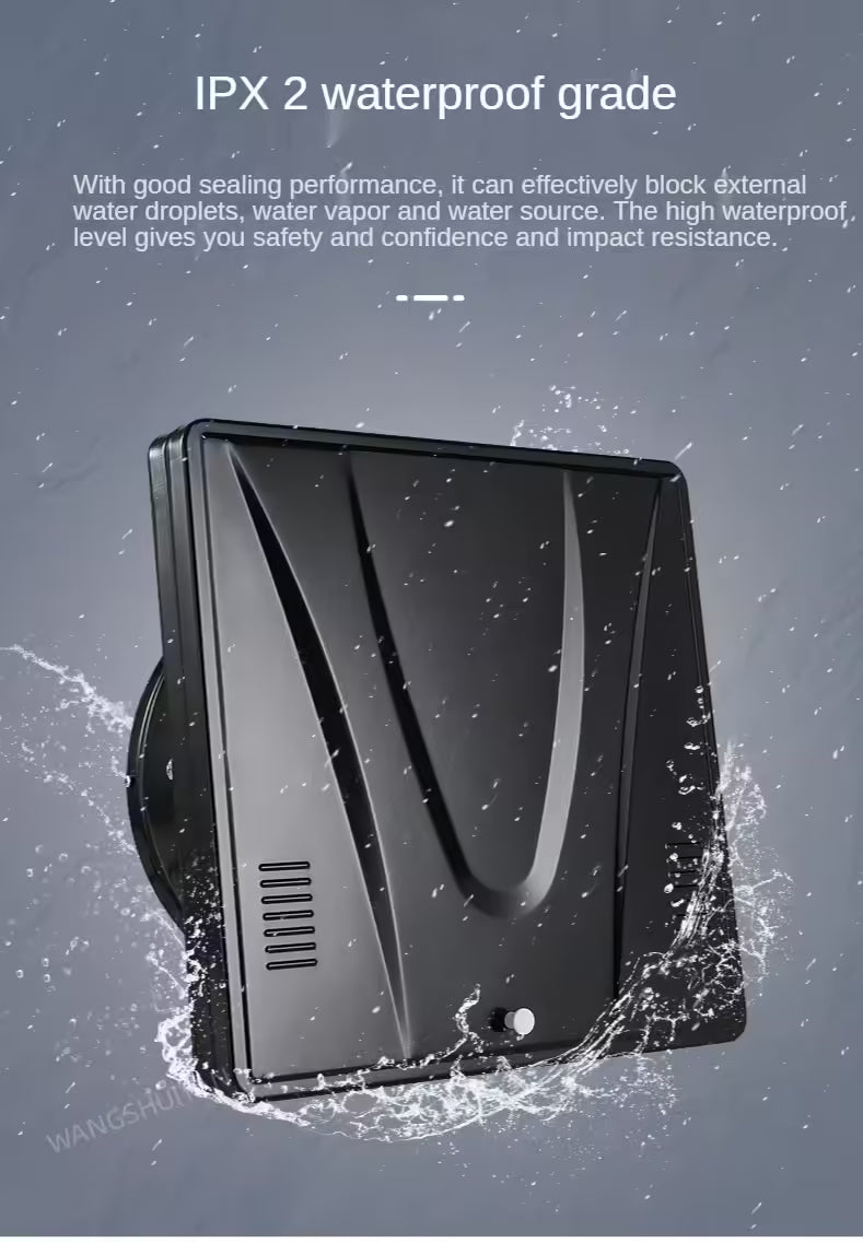 10-Inch High-Speed Exhaust Fan | Kitchen Wall & Window Ventilator | Industrial Metal Pipe Extractor for Efficient Air Circulation