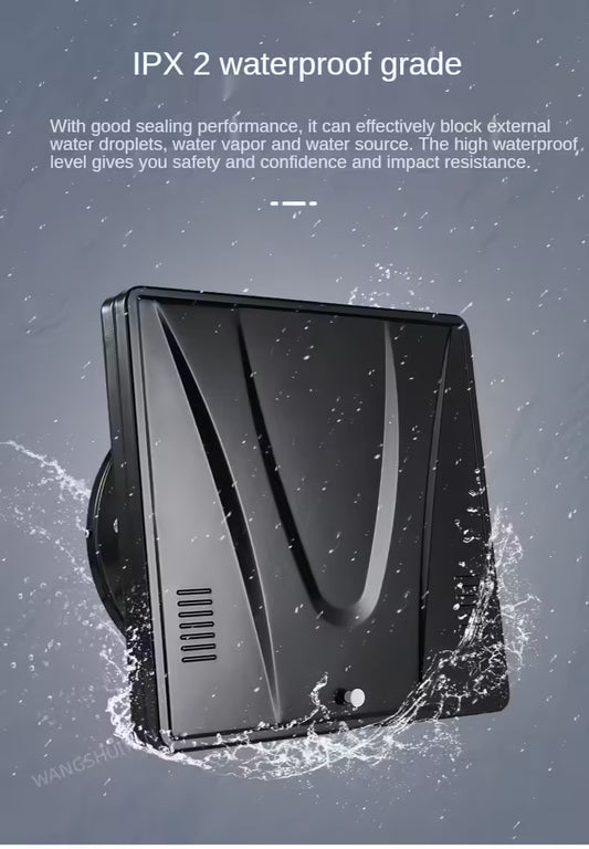 10-Inch High-Speed Exhaust Fan | Kitchen Wall & Window Ventilator | Industrial Metal Pipe Extractor for Efficient Air Circulation