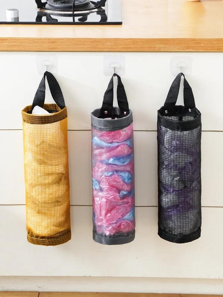 حقيبة تخزين أكياس القمامة المثبتة في جميع أنحاء المطبخ