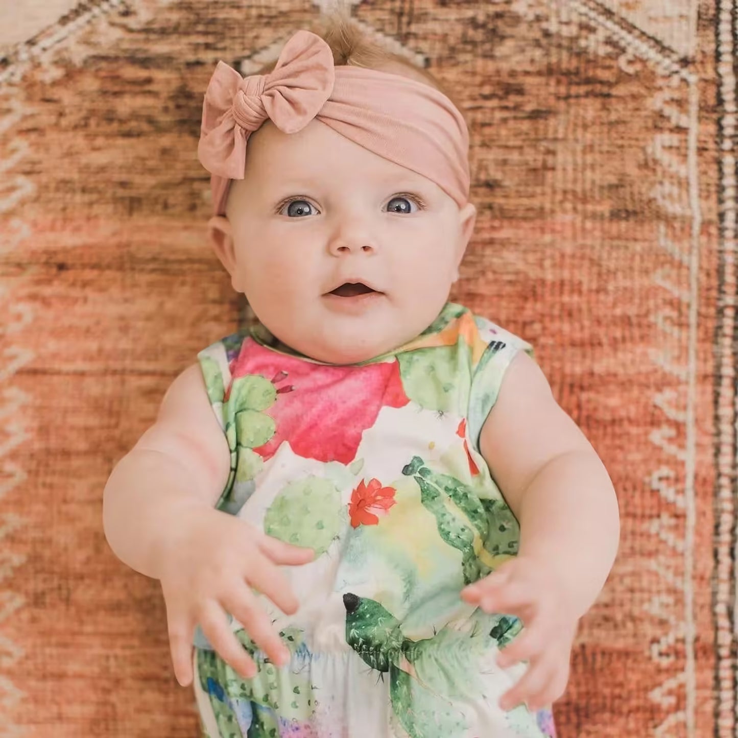 Candy Colors Baby Bowknot Hairband Broadside Elastic Headband for Kids Girls | Boutique Turban Hair Accessories