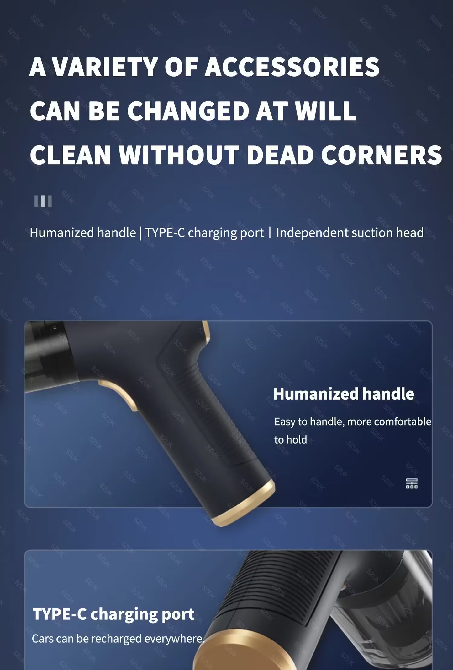 Mini Car Vacuum Cleaner Portable Wireless Handheld Cleaner for Home Appliance Powerful Cleaning Machine Car Cleaner for Keyboard