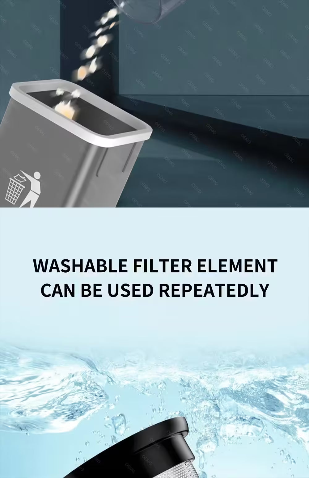 Powerful 5500PA Car Vacuum Cleaner - Wireless & Portable Home Appliance Mini Vacuum for Deep Cleaning