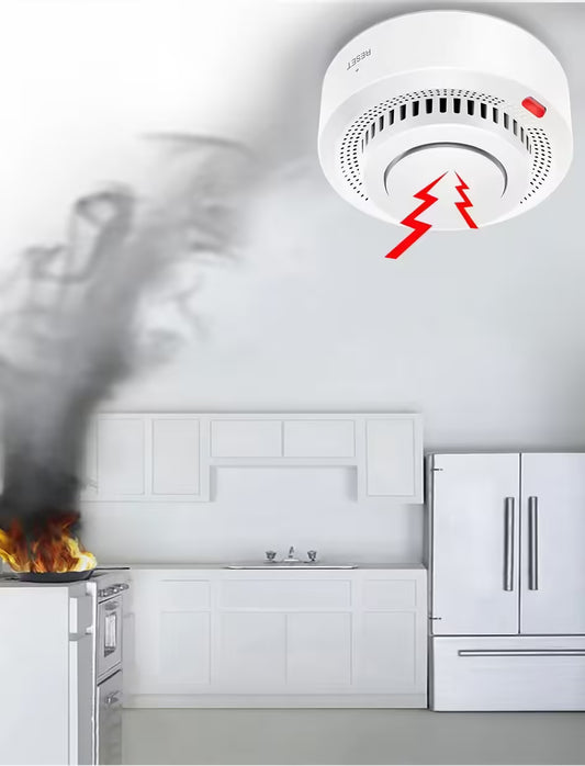 Détecteur de fumée intelligent Tuya ZigBee - Alarme incendie pour système de sécurité domestique, intégration à l'application Smart Life