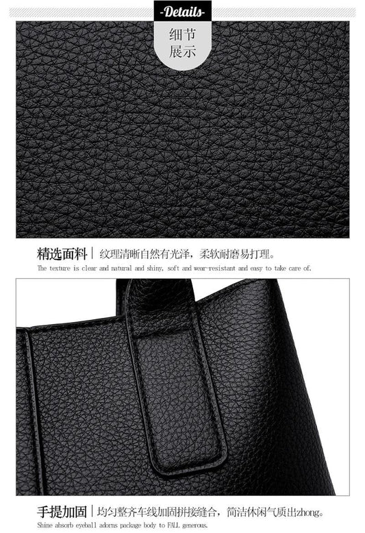 Women's Classic Black Shoulder Bag (EGB229)