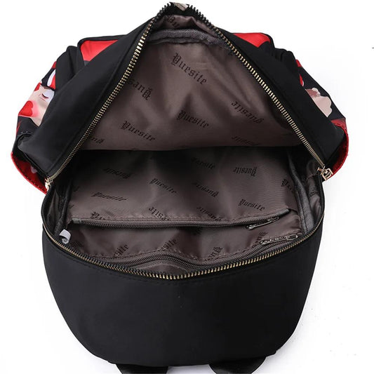 Sac à dos pour femme avec motif imprimé (EGB137)