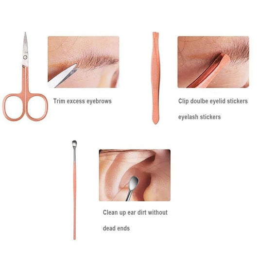 18pcs Manicure Cutters Nail Clipper Set